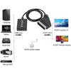 1080P HDMI-compatible To SCART Video Audio Upscale Converter Adapter for HD TV DVD for Sky Box STB Plug and Play DC Cable