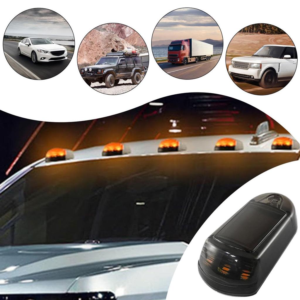 Solar Cab Lights for Trucks, Truck Cabites, Solar Cabites Cordless Truck Roof Lights, Cab
