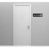 Restroom Sign – Commercial Restroom Sign (2-Pack) – Made From Premium Durable Frosted Acrylic Material, Super Strong Self-Adhesive, Quick And