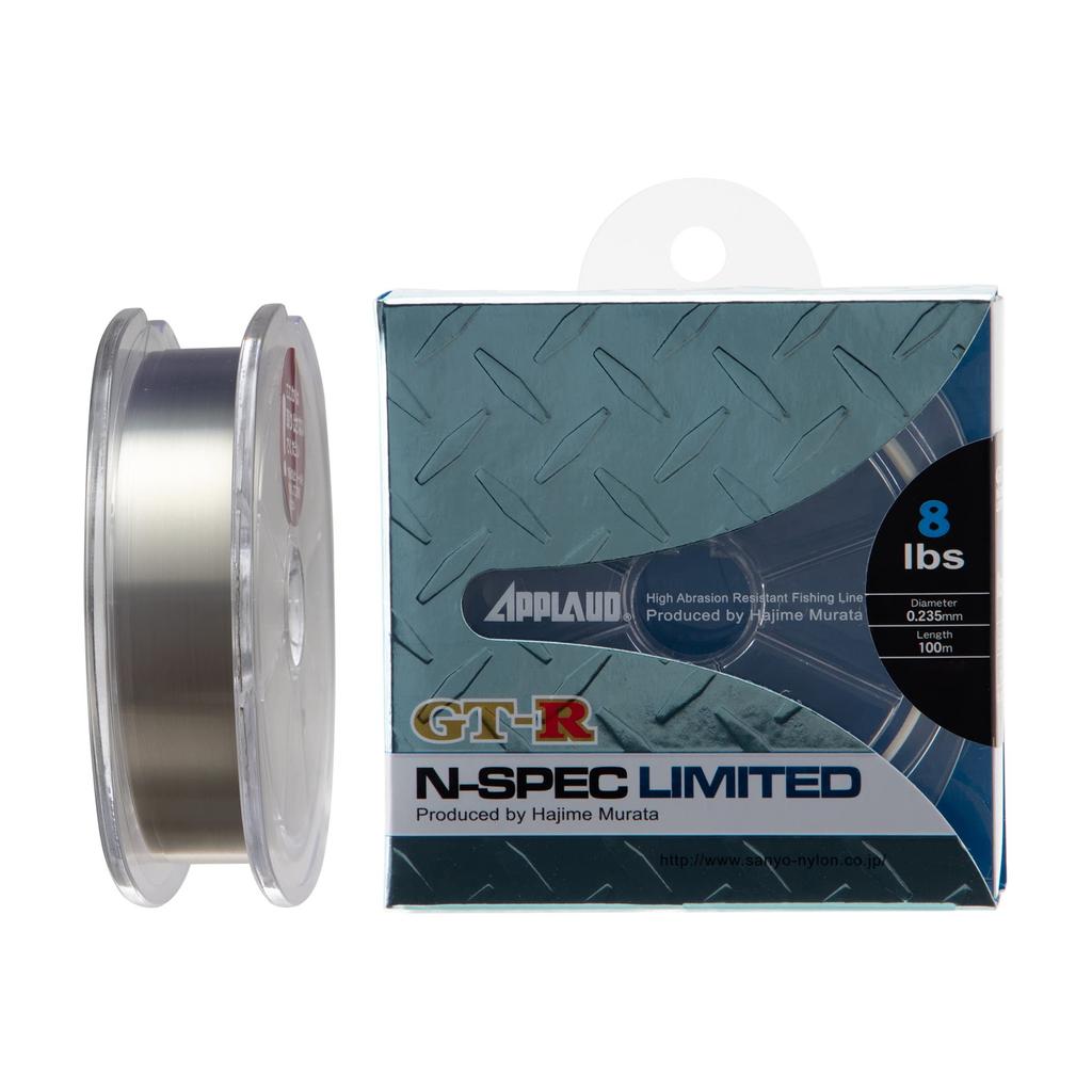 Sanyo Nylon Nylon Line Approved GT-R N-Spec Limited, 100m, No. 4, 16lb, Water Gray