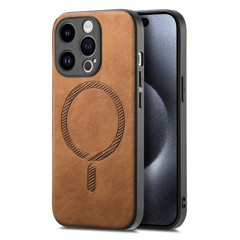 Magnetic Wireless Charging Leather For Magsafe Case For iPhone 15 Pro Max 14 Plus 13 12 11 XR SE 2022 Anti Drop Slim Skin Cover