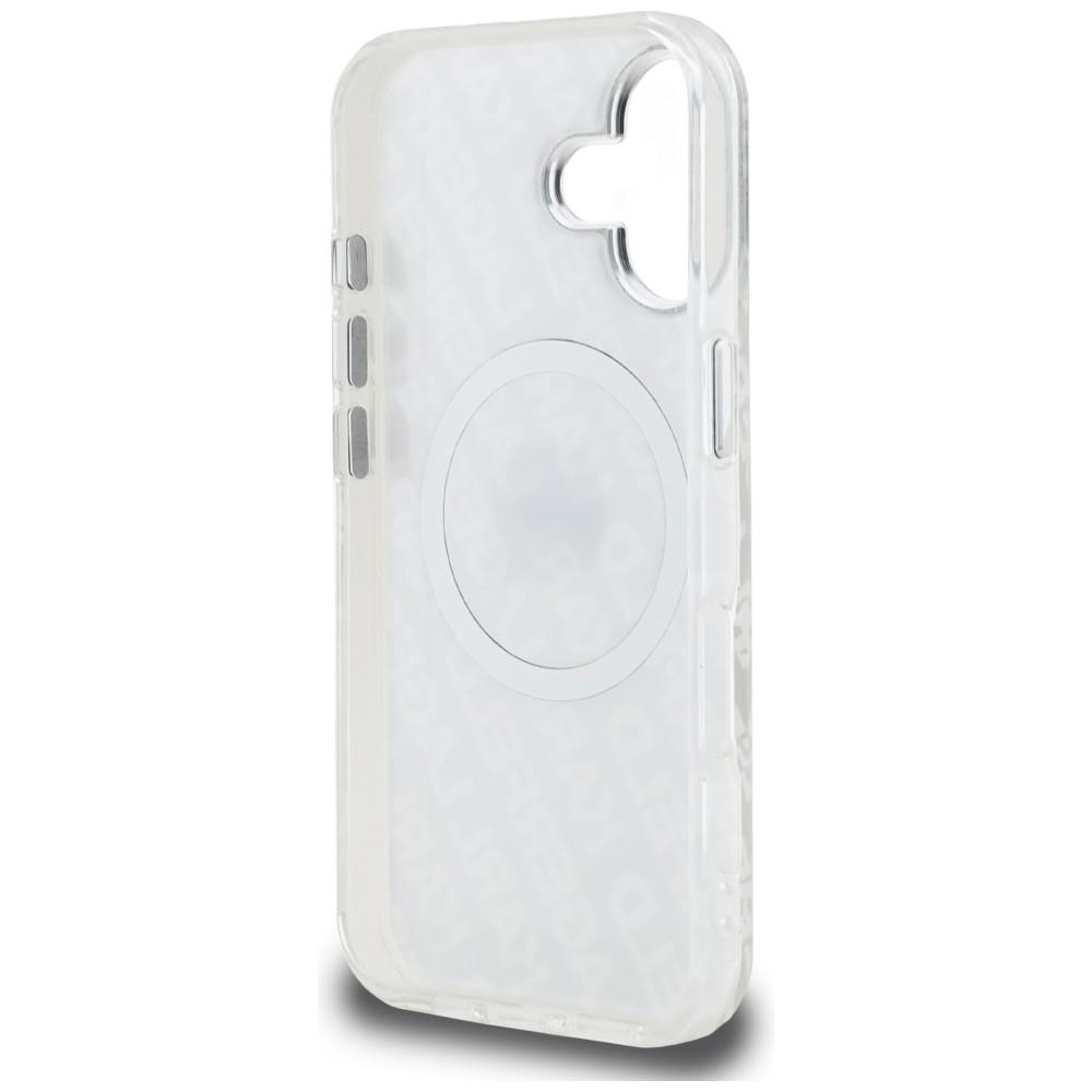 Karl Lagerfeld IML Karl Head Logo MagSafe Case for iPhone 16 Gray