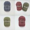 Baseball Cap Cotton Embroidered Letters With Sunshade For Casual Outdoor Wear