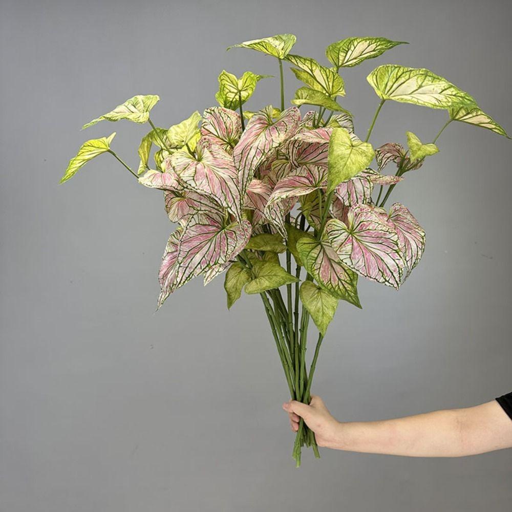 

Palm Plant Artificial Anthurium Leaf Tropical Plant Fake Plant Wedding Party Decor
