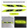Car Styling Trunk Bumper Warning Safety Sticker Reflective Strip For Lexus RX350 IS250 CT200h ES250 ES300h NX300h IS200 GS300