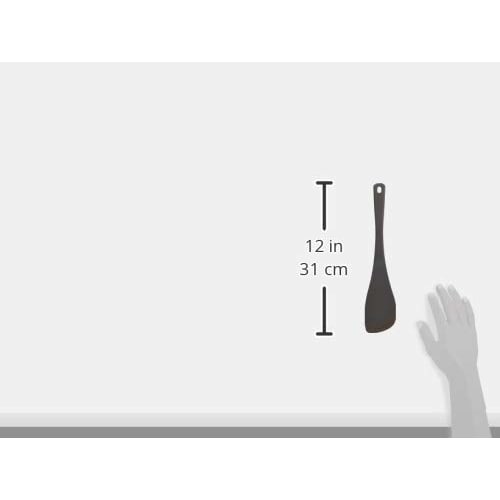 YAXEL Silicone Combi Spatula L Cocoa Brown