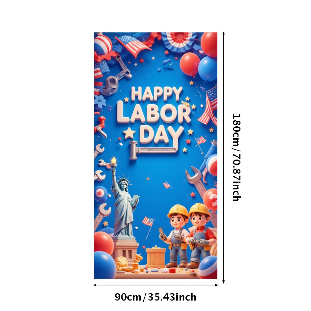 Party Decoration Banner Fabric Celebration Banner Patriotic Design Event Decoration for Patriotic Event American Holiday