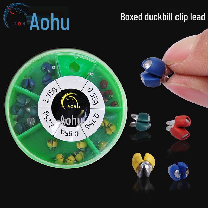 

Boxed Coated Reusable Duckbill Split Shot Lead for Raft Fishing