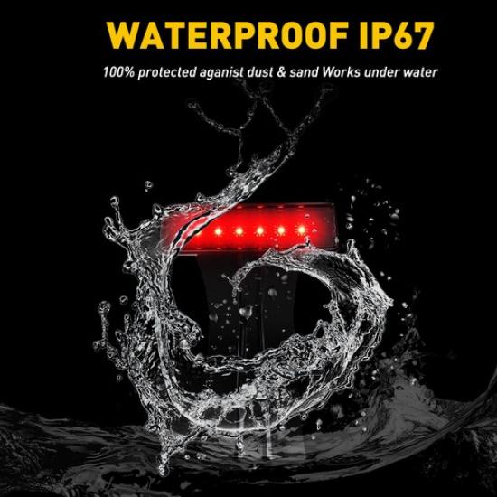 Fits Wrangler For Jeep 2007-2018 3Rd LED Rear Tail Light Brake Stop Lamp