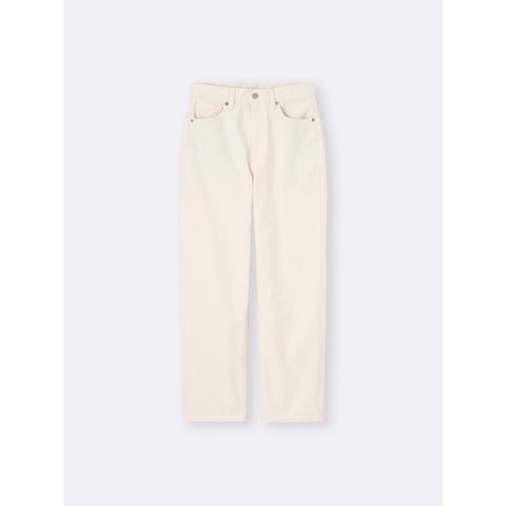 Gu By Uniqlo Straight Ankle Jeans+ec  Length 72.0cm 