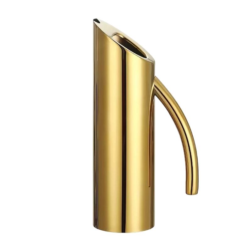 Ergonomic Handle Stainless Steel Pitcher for Bartenders Ice Cold Freeze Water Pot Kettles for Commercial Bar Essential