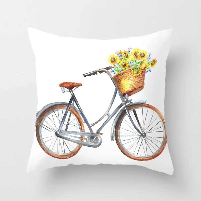 Sunflower Decorative Pillowcase Living Room Office Home Pillowcase Car Ornaments