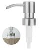1PC Stainless Steel Soap Pump Liquid Lotion Dispenser Bottle Head Replacement Jar Tube Nozzles