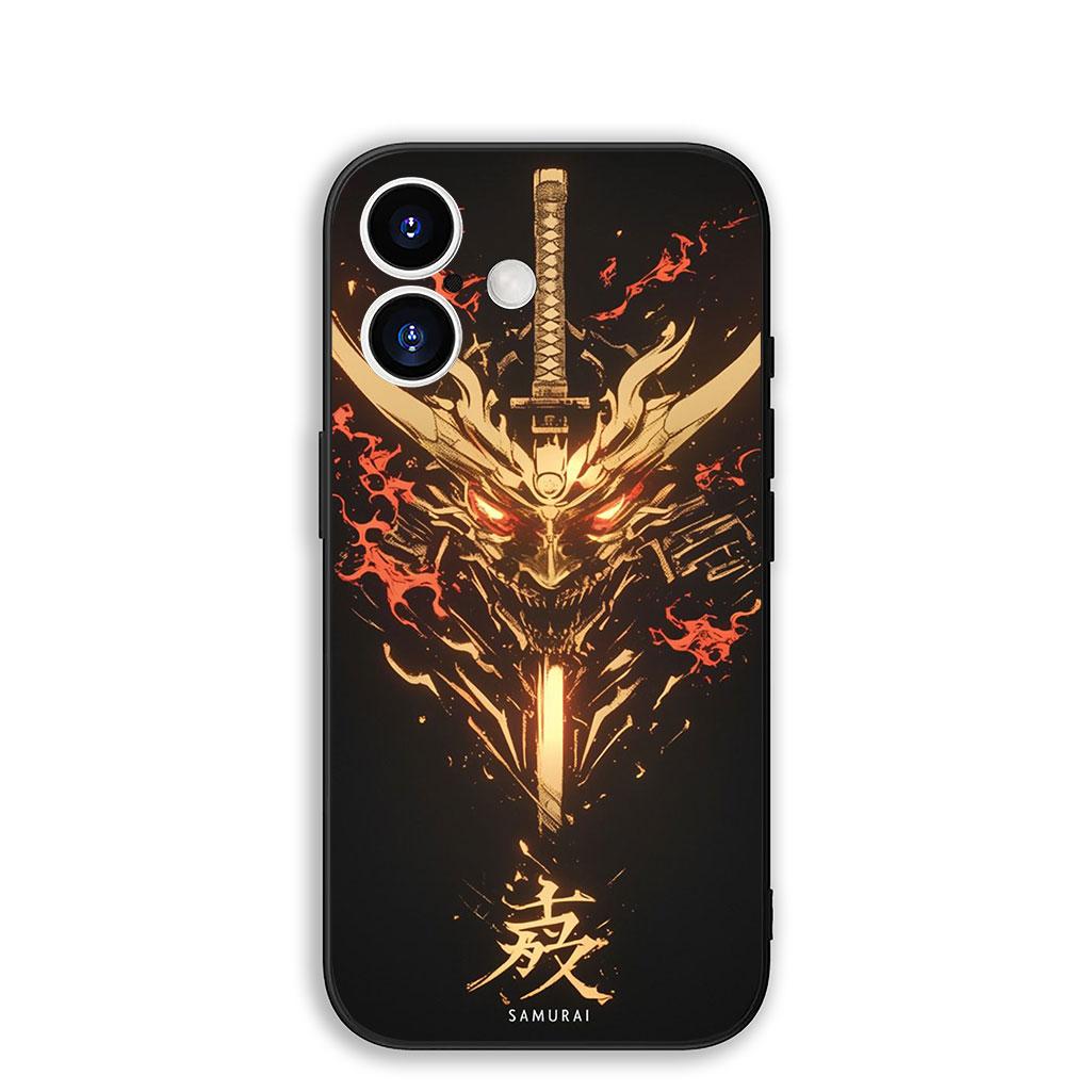 

Чехол для Xiaomi Poco C85 C71 C65 C61 X7 X6 X5 M6 M8 F6 F7 F8 Ultra Pro C75 Защитный чехол для телефона Самурай Ниндзя Маска Они Бусидо Poco F8 Pro