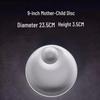 Yu Bao Fang Ceramic Mother-Child White Plate Set – Round & Oval Tableware with Sauce Dish for Home, Hotel, Restaurant.
