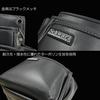 SK11 (SK11) Waist Bag 3 Tiers L Water Resistant PVC Laminate Coating Material SWZ-12