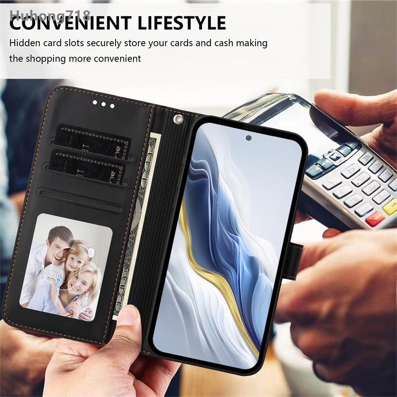 Flip Case for Vivo Y19S Y39 Iqoo Z9 Turbo Z9X Neo 10 Plus V40 V50 Lite S30 Pro Mini X200 Ultra X200S 4G 5G Leather Wallet Card Slots Protective Cover