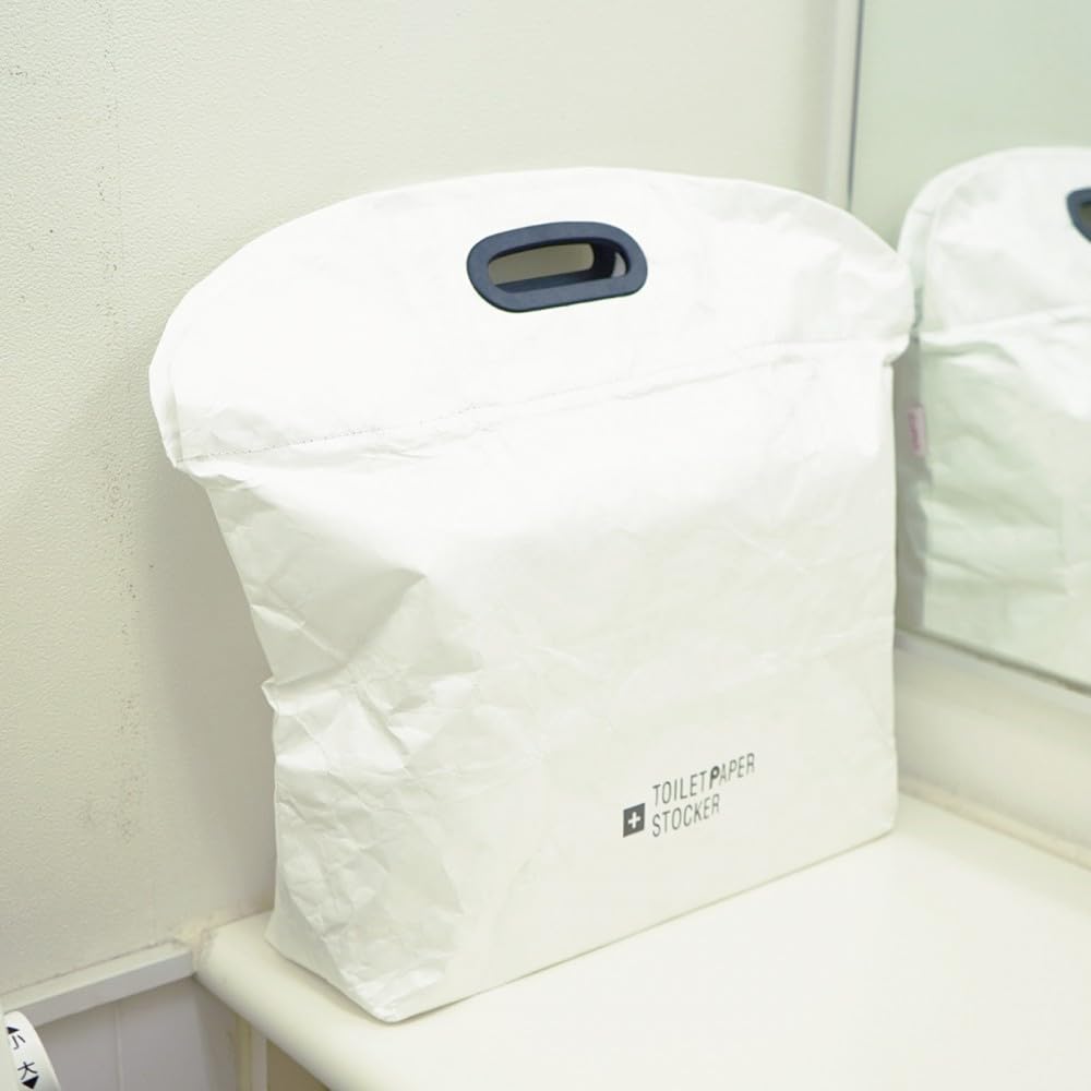 Hassi Top-in Toilet Paper Storage, 48.6 x 12.3 x 39.5 cm, White, EX-3229