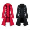 Punk mittelalterlicher langer Trench-Kostüm