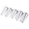 5Pcs Rose Petal Metal Cream Tips Cake Decorating Tool Icing Piping Nozzles