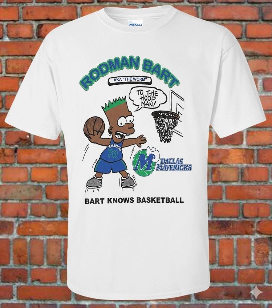 RodUnisex Bart Mavs Bootleg Graphic TShirt M