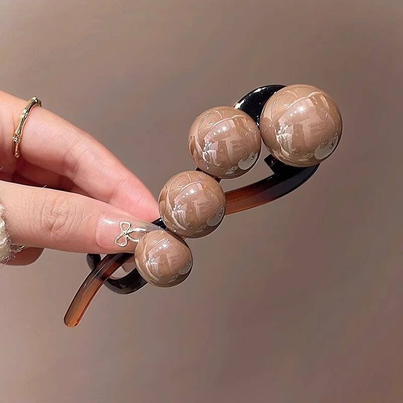 

Винтажная заколка для волос с жемчугом и закруткой для женщин Элегантная геометрическая шпилька Барретт Милое украшение для волос Повязка на голову Модные аксессуары для волос