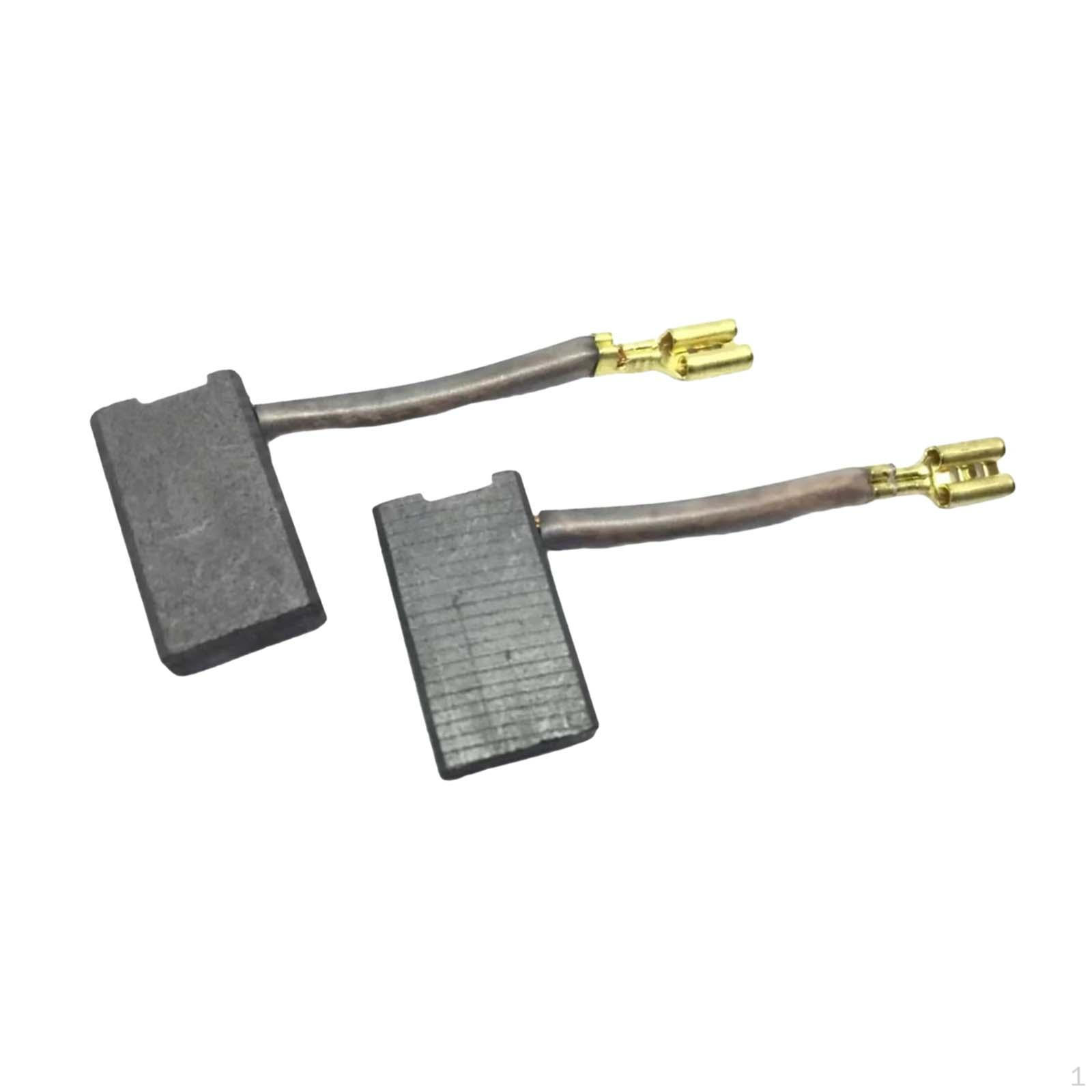 

2 шт. Угольные щетки двигателя Замена Аксессуары для торцовочной пилы, Запасная часть, Простая установка Электроинструмент