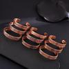 Purple Copper Magnet Bracelet - Adjustable Pure Copper Hand Jewelry