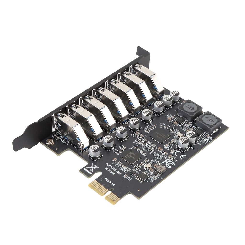 USB3.2 GEN1 5Gbps PCIe Expansion Card for Windows 10 11 7 Ports High Speed Expansion Card Plug and Play