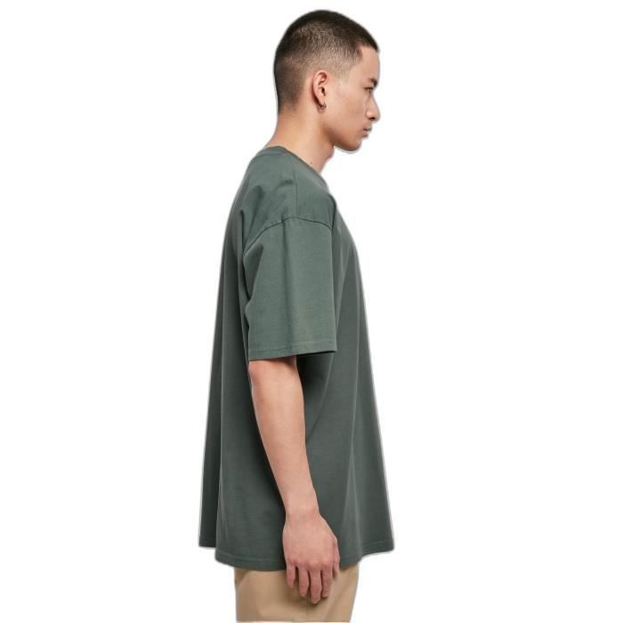 T-shirt oversize Urban Classics Heavy Garment Dye - vert bouteille - S