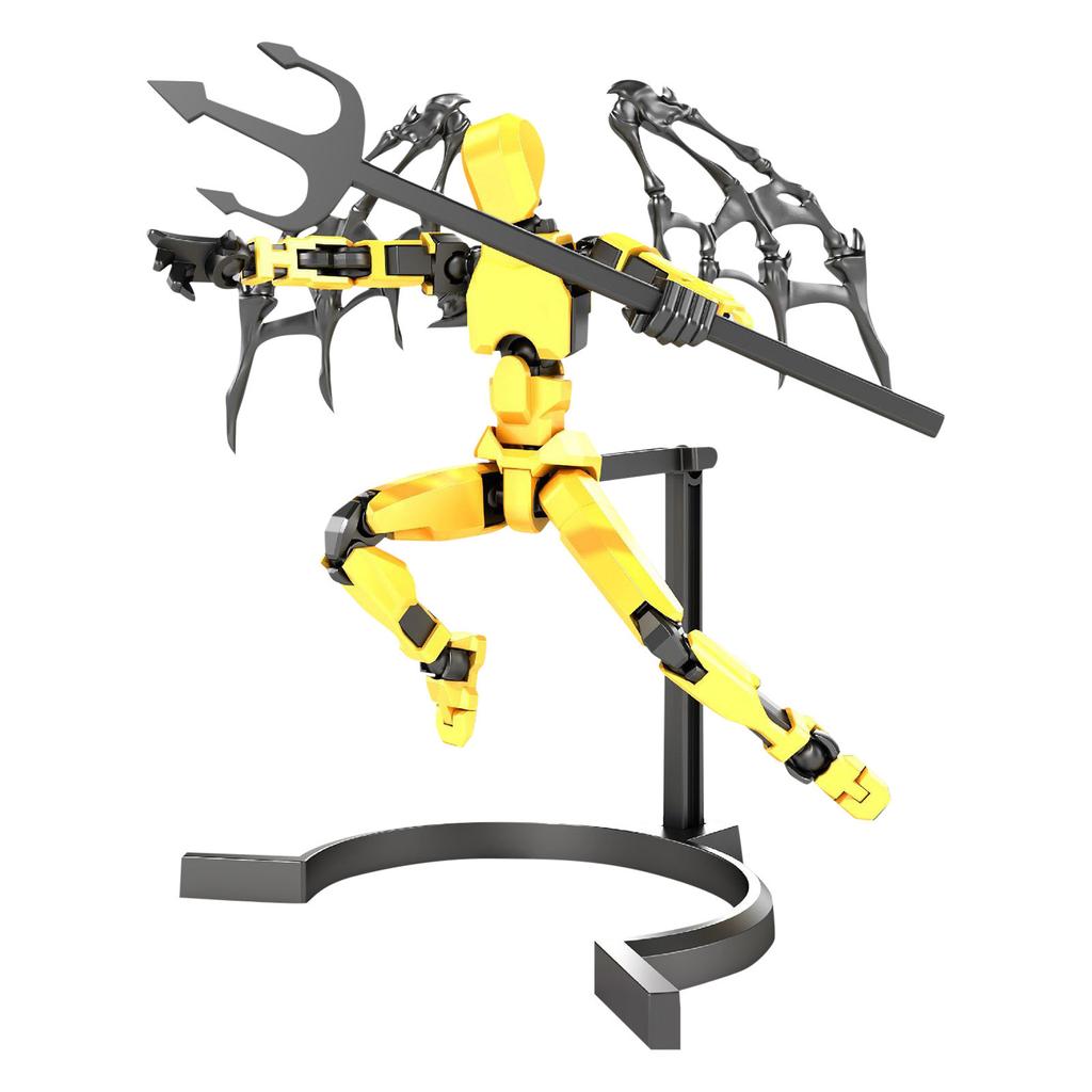 Mobile Doll Set, 3D Titan Robot Mobile Doll, Posable Mobile Doll, Suitable For Collectors, Desktop Decoration