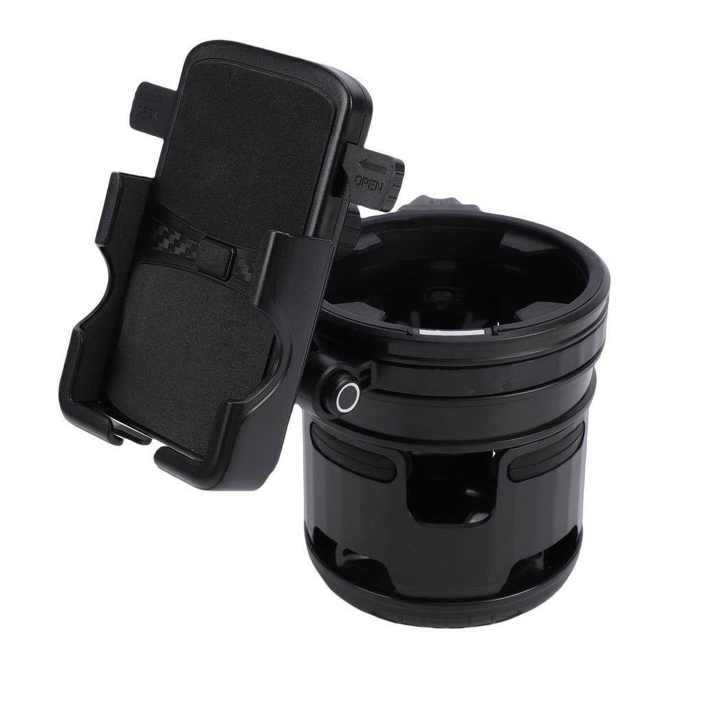 Kinderwagenbecherhalter mit Handyhalter 360-Grad-Drehung Faltbarer Kinderwagen-Flaschenhalter für Fahrrad