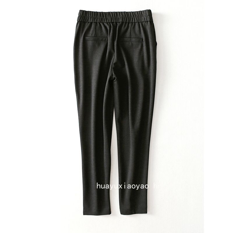 [Big Sale No Change] Simple Commute Slimming Harem Pants Women's Cropped Casual Pants Suit Pants