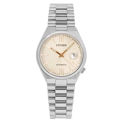 Tsuyosa Stainless Steel Beige Dial Automatic NJ0151-88W Men's Watch