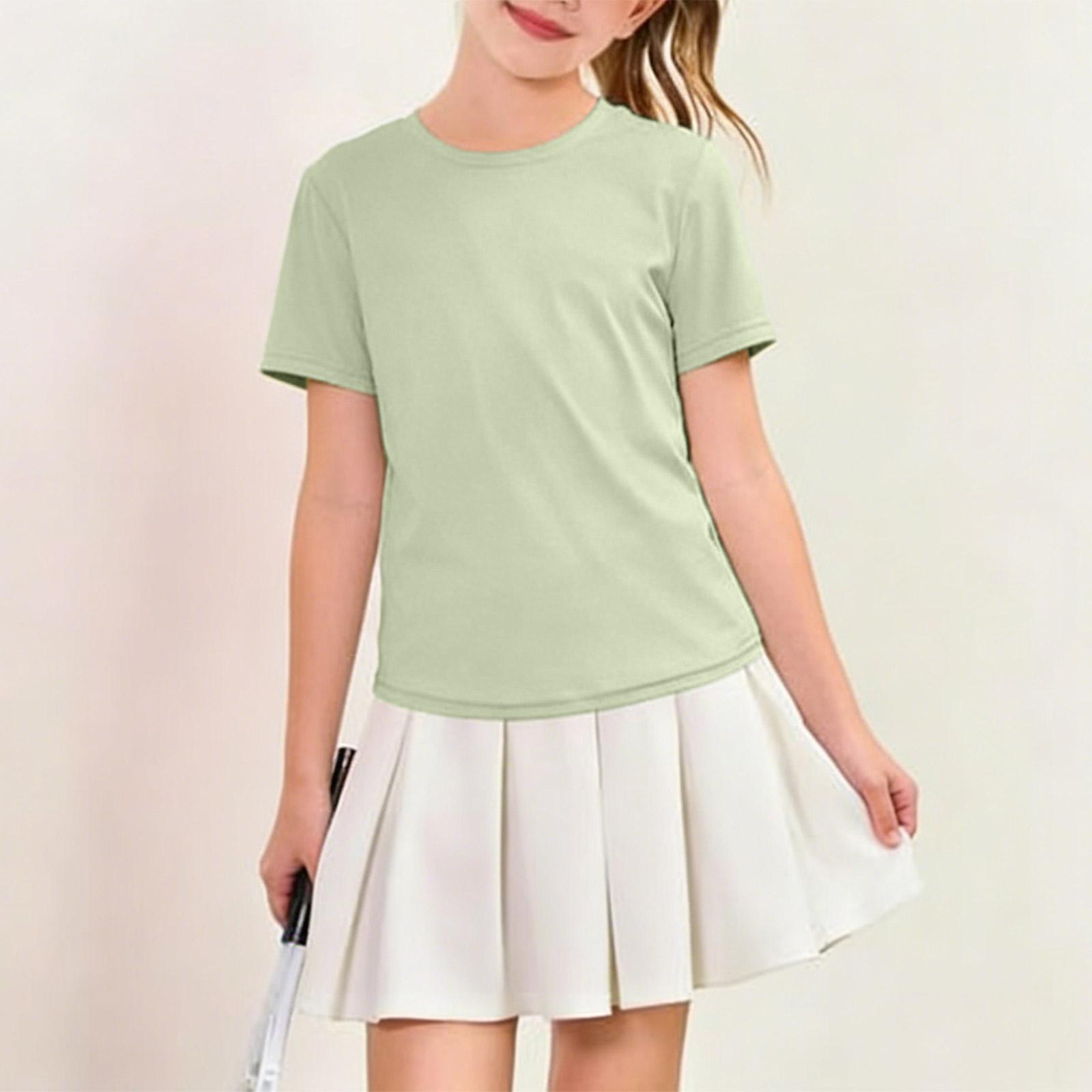 Kids  Mesh Tee - Ice Silk Quick Dry Short Sleeve Top 120