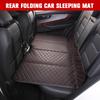 Auto Camping Mattress Portable Car Back Seat Sleeping Bed Pad Large PU Foldable Travel Auto Seat Mat For Cars SUV RV Accessories