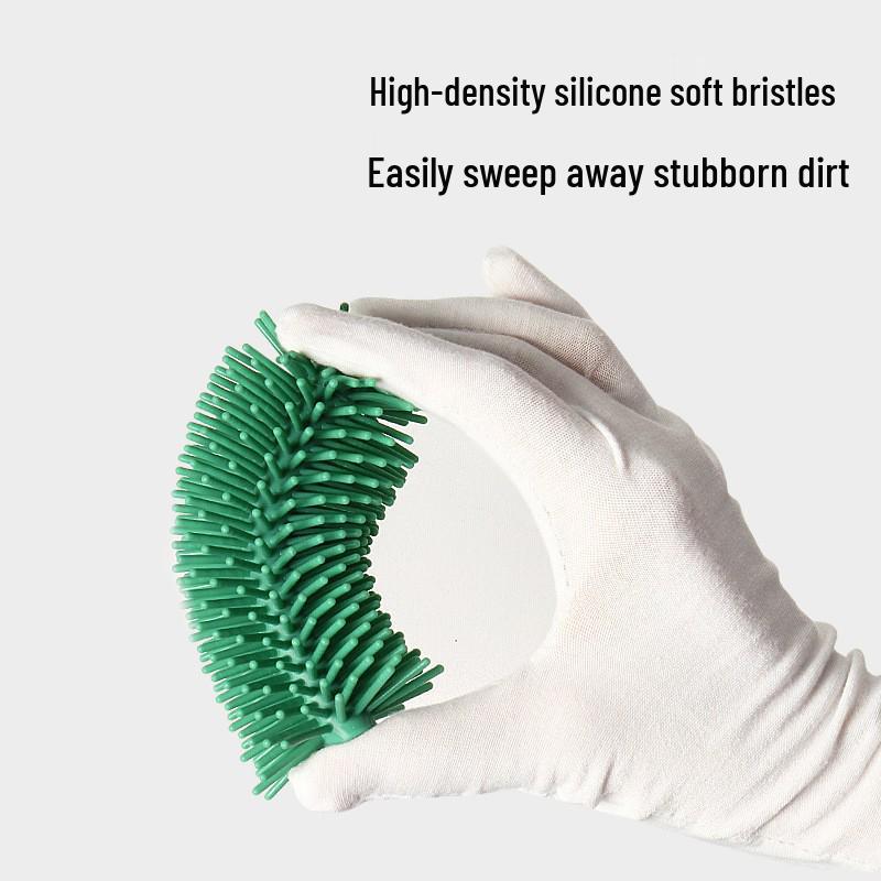 Silicone Baby Bottle & Nipple Cleaning Brush Set