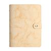 Caderno Econômico com Padrão de Mármore em Couro PU com Capa Dura A6 e Capa Mole A5