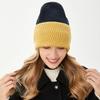 Niche Knitted Hat for Men and Women Trendy Autumn and Winter Warm Neck Protection Hood  Outdoor Cycling Windproof Woolen Hat