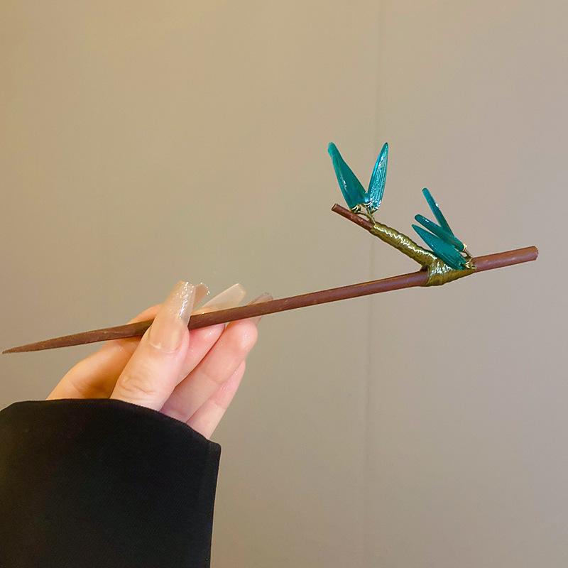 New Chinese Style Butterfly Flower Bead Tassel Hairpin, Chinese Style High-End Hairpin, Hanfu Versatile Hairpin, Hair Accessory for Women