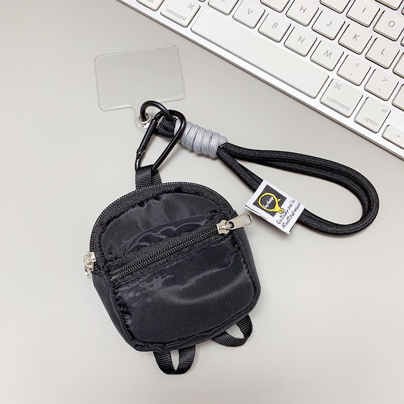 Double-layered small schoolbags, coin purses, phone cases, backpacks, pendants, and earphone covers are all universal