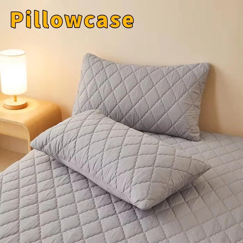 2pcs Nordic Style Waterproof Pillowcase Breathable Pillow Cover Oil-Proof Pillowcase  Home