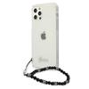 Guess Guhcp12Lkpsbk Iphone 12 Pro Max6,7  Transparent Hardcase Black Pearl