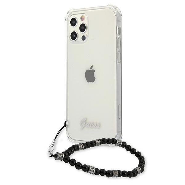Guess Guhcp12Lkpsbk Iphone 12 Pro Max6,7  Transparent Hardcase Black Pearl