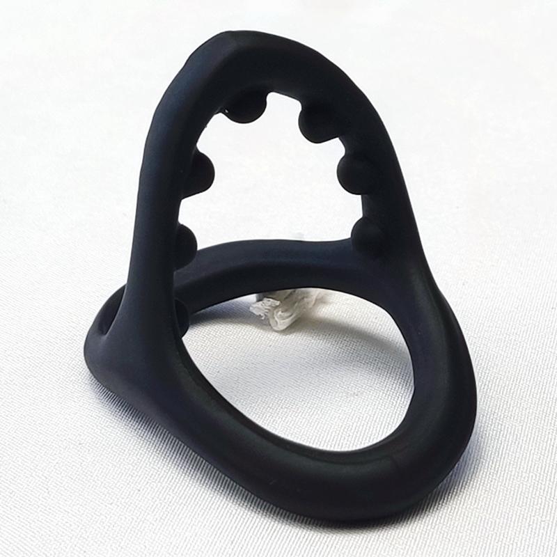 Anneau pénien en Silicone retarde l'éjaculation Super petite Cage de chasteté anneau de pénis réglable Scrotum Cockring jouet sexuel masculin pour hommes
