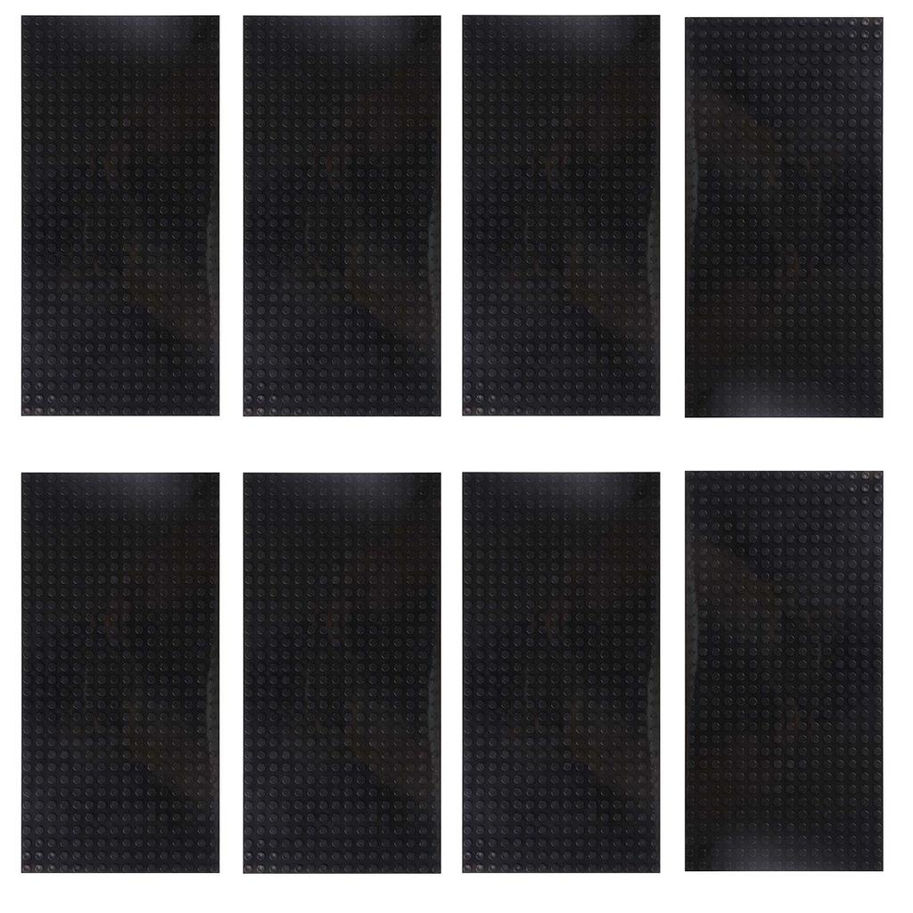 8 Stück 16x32 Noppen Klassische Grundplatten MOC DIY Kunststoffsteine Grundplatten StadtDimensionen Bausteine Figuren Konstruktionsspielzeug