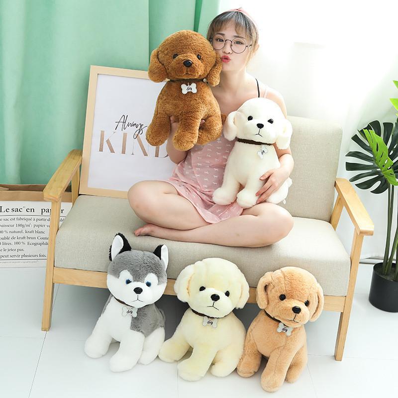 Dog Pug Emulational Bulldog Chihuahua Plush Toy Stuffed Animal Decoration Doll