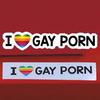Milujem gay porno sex Lgbt lesbičky Funny Car Bumper Vinyl Sticker Nálepky na bicykel