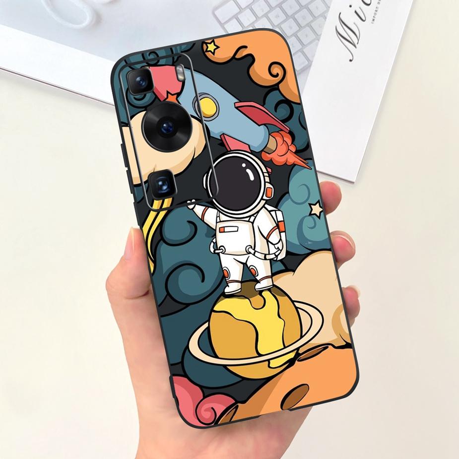 For Huawei P60 Pro Case LNA-AL00 Lovely Cartoon Cover Soft Silicone Phone Cases For Huawei P60 Art P 60 Pro P60Pro Fundas Bumper