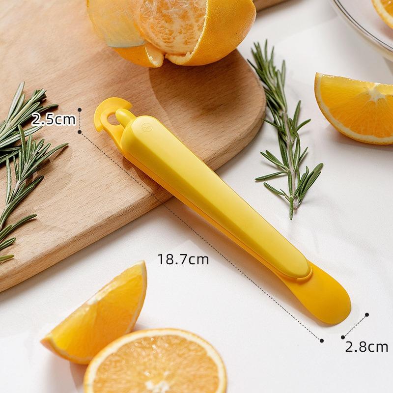 

Multi Functional Fruit Peeler, Food Grade Stainless Steel Orange Peeler, Small Tool For Peeling Grapefruit Navel Oranges жёлтый